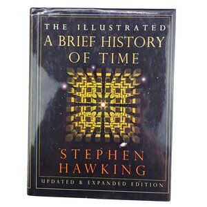 The Illustrated A Brief History Of Time By Stephen Hawking Hardcover Book 1996